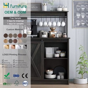 Cross-border minimalist <b>sideboard</b> for home use, living room, wall-mounted coffee utensil <b>storage</b> cabinet, multi-functional - Product Image 3