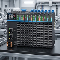 Servidor Serial PLC RS485 de 4 Puertos Personalizable, Módulo Gateway Modbus TCP para Redes de Dispositivos en Campo