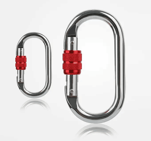 Mosquetón de escalada <span class=keywords><strong>25</strong></span> <span class=keywords><strong>kN</strong></span> 5620 LB, mosquetón de bloqueo de alta resistencia, Clip de bloqueo de fuerza Industrial de giro, mosquetones para escalada - Product Image 4