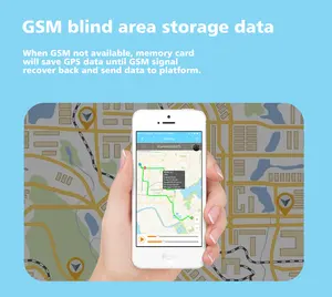 Pelacak GPS tahan air wadah modul 7670SA lokator anti-hilang 4G Fallback ke perangkat pelacakan 2G