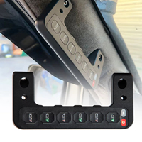 Poignée d'accessoires de montant A LEDIYTE OEM avec panneau de boutons sans fil intégré et commande six circuits pour Nissan Patrol Y61