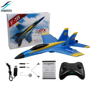 Drop Shipping FX828 EPP Foam Fighter 2.4G Rc Glider F18 Plane Model Remote control Airplane Toy Summer Outdoor Game Safety Play