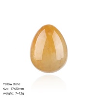 Œuf de cristal naturel de 20 mm, œuf d'oiseau en agate sculpté pour Pâques, pierre brute, pierre de paume, ornement, vente en gros