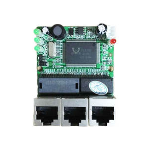 <span class=keywords><strong>3</strong></span> cổng 10/100M Ethernet chuyển đổi Hub Mini RJ45 mô-đun mạng - Product Image 1