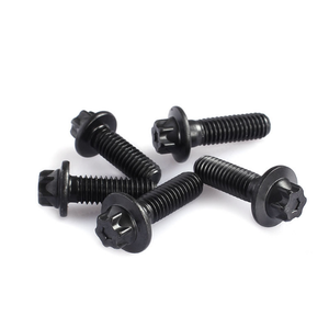 Tornillos de cabeza hexalobular LeGood M6 DIN34801 con brida grande, tornillos antirrobo para automóvil - Product Image 3