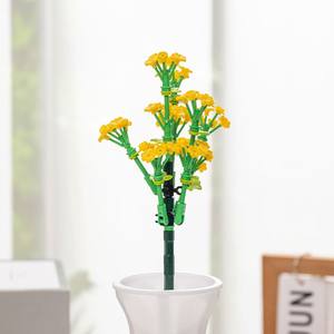 Bouquet de blocs de construction compatible <span class=keywords><strong>Lego</strong></span>, petites pièces, arrangement floral DIY, <span class=keywords><strong>d</strong></span>écoration pour la maison, assemblage ABS, Saint-Valentin - Product Image 6