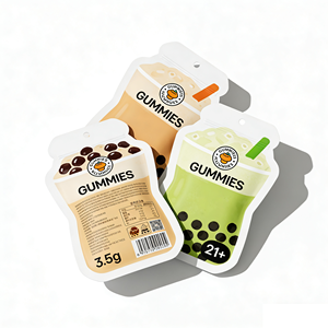 ถุงทรงพิเศษ 3.5 แพ็ค ป้องกันกลิ่น คุณภาพสูง ความหนาแน่นสูง รูปทรงพิเศษ โฮโลแกรมไดคัท สำหรับอาหาร 3.5 ดอกไม้ - Product Image 3