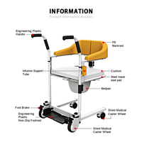 Fauteuil de transfert patient handicapé ascenseur pour personnes âgées