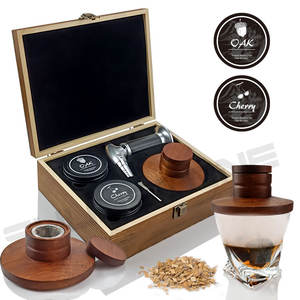 Infuseur en bois de chêne, pécan, cerise, Chips, buisson, whisky, fumée, Kit, <span class=keywords><strong>Cocktail</strong></span>, whisky, fumeur, cadeau d'anniversaire, ensemble pour moi - Product Image 5