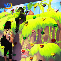 Equipo de holograma Wall Climb Kid Rock Proyector holográfico interactivo Juegos interactivos Deporte Indoor Kids Climbing Wall