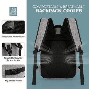 Sac à dos isotherme souple et imperméable pour pique-nique, plage, voyage, style de vie en plein air, sac à lunch thermique, glacière à bière – Grande Vente - Product Image 5
