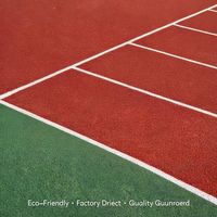 Granulés de caoutchouc EPDM de haute qualité personnalisés, absorption des chocs pour terrains de sport EPDM, antidérapants, terrain de jeux universitaire, certifiés IAAF