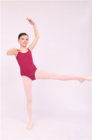 Gros Logo Personnalisé Pas Cher Enfants Filles Ballet Danse Porter Coton Justaucorps