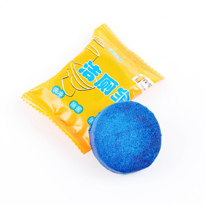 Toilet <b>cleaner</b>, toilet bowl <b>cleaner</b> blocks, bathroom cleaning and deodorizing special blue <b>bubbles</b>, yellow bag wholesale. - Product Image 5