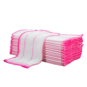 Cotton Dishcloth 25X25Cm Thickened Absorbent <b>Kitchen</b> Cleaning Cloth Rectangle Shape For Pots And Pans - Product Image 1