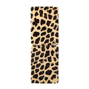 Wholesale Custom Logo Leopard Pattern Folding <b>Compact</b> <b>Mirror</b> Magnetic Closure Double Sided Glass Pocket Vanity <b>Mirror</b> - Product Image 5