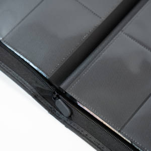 Fabricante Mayorista de Carpetas Rígidas con Cremallera de Cuero PU Personalizadas con 12 Bolsillos para Tarjetas Pokémon - Product Image 6