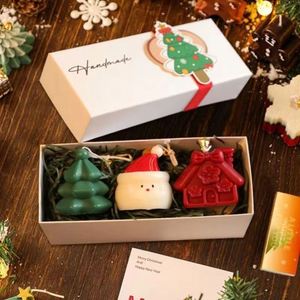Bougie 3D, cadeaux du Nouvel An, vente en gros, aromathérapie, décoration de sapin de Noël, bougie parfumée à la cire d'abeille - Product Image 4