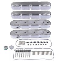 Couvercles de soupapes à ailettes en aluminium poli avec supports de bobine et couvercles pour LS1 LS2 LS3 LS6 LS7 5.7 6.0 6.2L