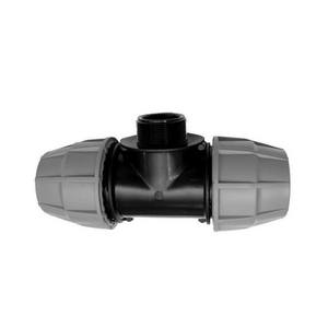 Raccordo a T M 90 32x1/2''x32mm Dianflex per Tubi in Polietilene da Giardino - Product Image 1