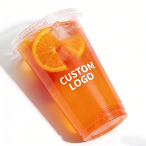 Vaso de Café Transparente de Doble Pared de PET con Tapa, 90 mm de Diámetro, 6 oz/300 ml, Reutilizable, Fondo Redondo, Logotipo Personalizado - Product Image 4