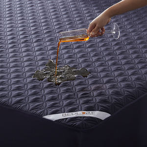 2025 Quilted <strong>Waterproof</strong> Breathable Thin <strong>Mattress</strong> <strong>Pad</strong> Hotel Washable Queen <strong>Bed</strong> <strong>Mattress</strong> Padding with Deep Pocket - Product Image 1