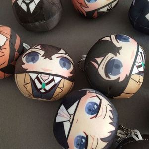 Customizable Creative PP Cotton Filling Anime Plush Keychains Customized Manjuu Toys for Gift - Product Image 2
