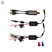 Kontec Autoradio FM DAB + Amplificateur de signal numérique avec installation sur support d'antenne