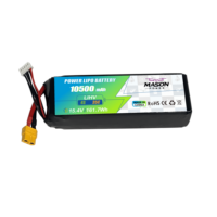 Batterie Lipo 15,4 V 10500 mAh 35C, polymère lithium, 535 g, haute densité énergétique, compatible OEM et ODM, pour inspection industrielle et VTOL