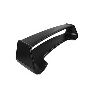 Aileron de coffre double style en ABS finition mate avec feu stop pour <span class=keywords><strong>Subaru</strong></span> <span class=keywords><strong>Impreza</strong></span> WRX STI 2002-2007 - Product Image 1