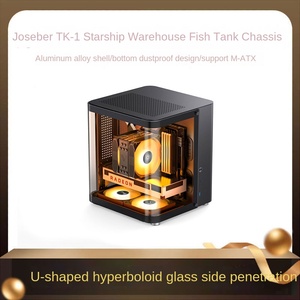 Jonsbo TK1 nhìn ra biển phòng mATX Side 360 làm mát bằng nước máy tính Chassis TK2 không có cột TK3 Starship kho máy tính trường hợp tháp - Product Image 3
