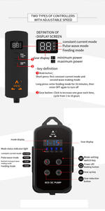Pompe à eau silencieuse magnétique pour <span class=keywords><strong>aquarium</strong></span> marin, micro-pompe DC ZKSJ sans balais, petite écumoire à protéines, pompe à eau solaire pour piscine - Product Image 6