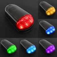 5 pièces lumières de cabine de voiture solaires sans fil feux de toit sans poinçon rvb/ambre/blanc 12V GM SUV ATV feux d'avertissement de cabine
