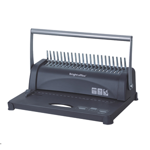 Rilegatrice Manuale <span class=keywords><strong>a</strong></span> Pettine in Plastica Formato A4 con 21 Fori per 12 Fogli, Macchina per <span class=keywords><strong>Rilegatura</strong></span> di Documenti e Libri - Product Image 1