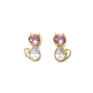 Boucles d'oreilles à clous tendance E395-220-015F - Product Image 1