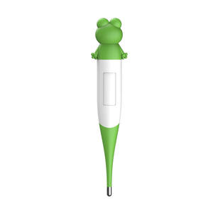Thermomètre numérique médical à domicile avec design de grenouille verte personnalisé, pointe souple pour enfants, qualité d'exportation, thermomètre rétroéclairé - Product Image 2