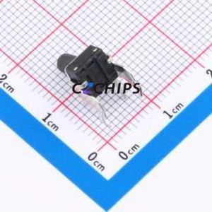 TS-1093A-A12B2-D2 Tactile Switch Through hole Component THT Switch Single Pole Single Throw Round Button 1.8N Right Angle Insert - Product Image 2
