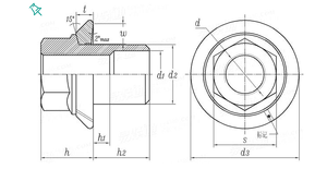 Pernos y Tuercas de Rueda para <span class=keywords><strong>EUNIQ5</strong></span>/EUNIQ6, T60/T70, G10/G20/G50, D60/D90, RG10 - Product Image 2