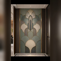 Nouvelle Arrivée Panneau Mural PVC Ignifuge 3D 5D 8D Imprimé, Plaque Décorative Haute Brillance pour Projets Hôteliers et Salons