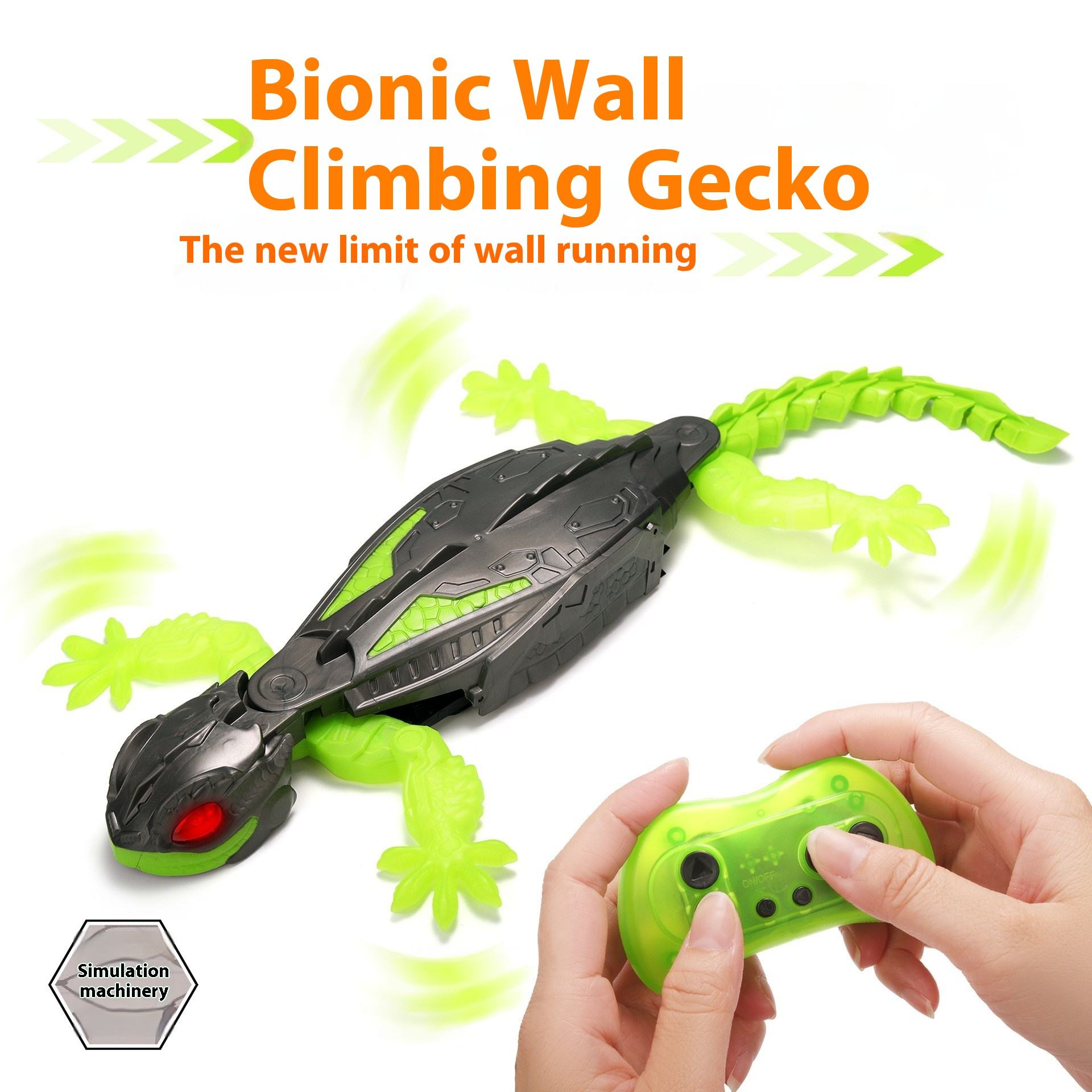 remote control wall crawling gecko