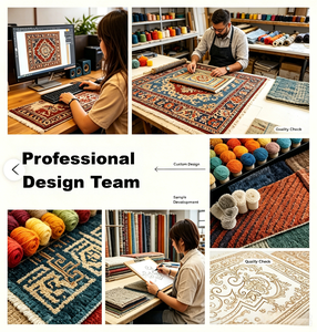 Tappeto in <span class=keywords><strong>Lana</strong></span> Naturale Annodato <span class=keywords><strong>a</strong></span> <span class=keywords><strong>Mano</strong></span>, Personalizzabile con Colori Abbinati per Villa, Hotel, Soggiorno - Product Image 6