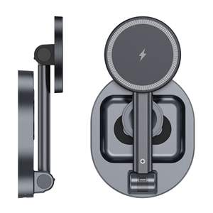 Chargeur sans fil trois en un pour casque <span class=keywords><strong>Magsafe</strong></span> avec charge rapide 15W Fonction QC3.0 <span class=keywords><strong>Port</strong></span> Type-C - Product Image 4