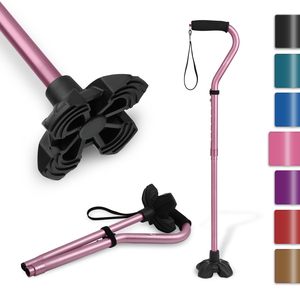 Foldable <b>Walking</b> Cane Collapsible Lightweight Adjustable Portable Hand <b>Walking</b> <b>Stick</b> for Men Women - Product Image 1