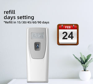 OEM Wand montierte Mini-Raumdeodorierungs-Maschinen Automatischer Sprühparfüm-Aerosolsp ender für Luftduft LCD Fabrik preis - Product Image 5