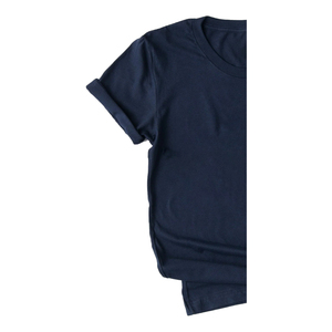 T-shirt personnalisé pour femme, style streetwear, col rond, manches courtes, en coton biologique polaire respirant et écologique, couleur gris uni - Product Image 6