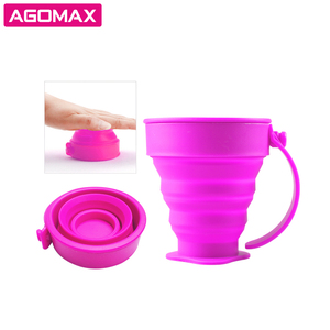 Gobelet d'eau pliable en silicone, écologique, portable, pour le camping et les activités de plein air - Product Image 4