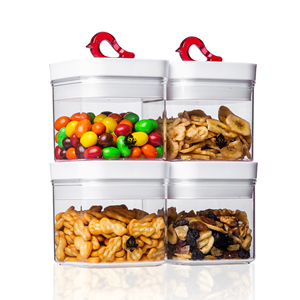 4 cái nhà bếp gia vị container Set lưu trữ bao bì container cho các loại gia vị cà phê đường trà Acrylic gia vị Organizer - Product Image 1