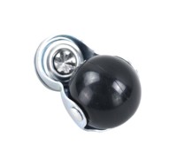 Usine directe 40mm tige filetée pivotante chaise de bureau boule roulette roue en caoutchouc solide et roue en plastique