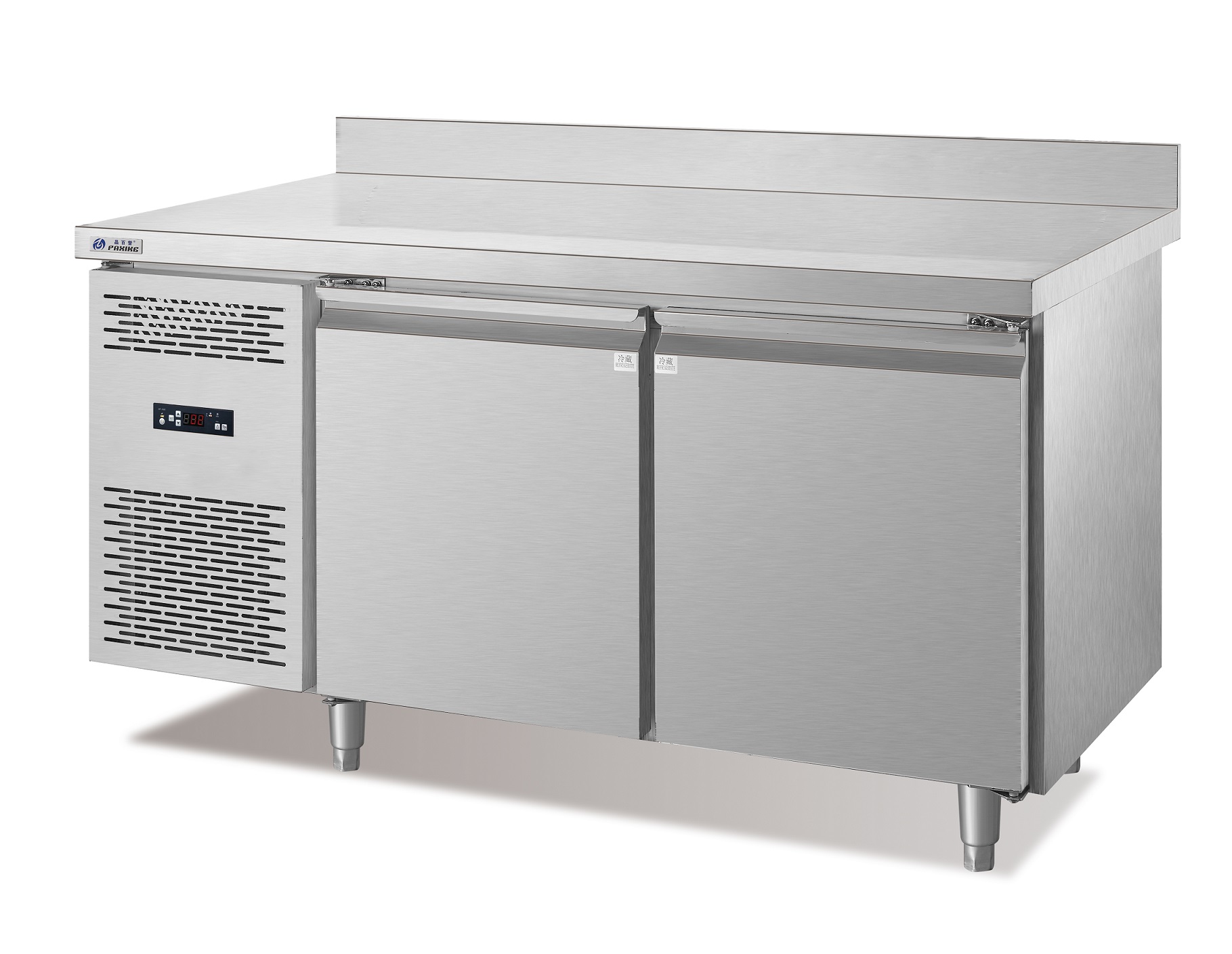 Counter Top Chiller and Freezer with 2 Doors air Cooling
