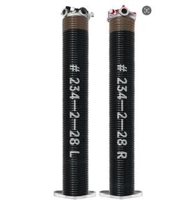 Bobinas de acero de resorte profesionales con tratamiento térmico con conos de aluminio 234x2x28 resorte de garaje - Product Image 1